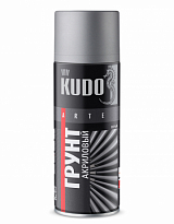 KUDO KU-2101 Грунт акриловый универсальный серый 520мл 1/12шт